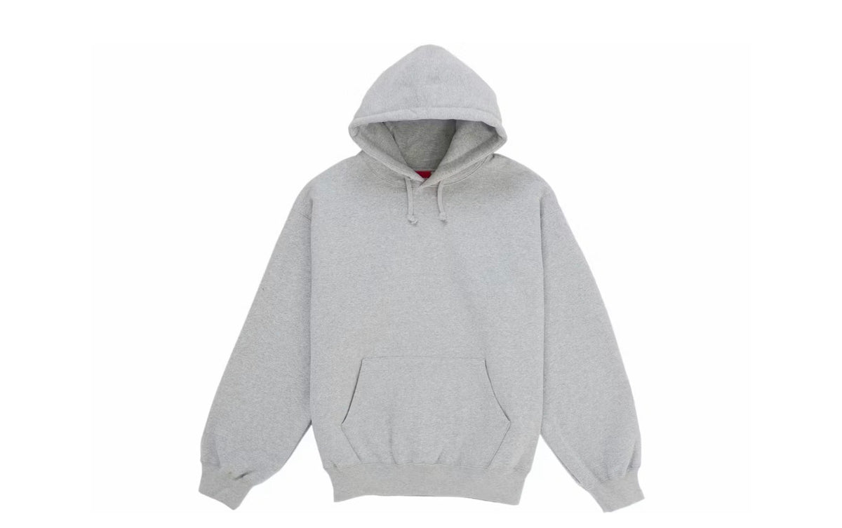 Supreme Satin Hoodie (SS26) “Heather Grey”