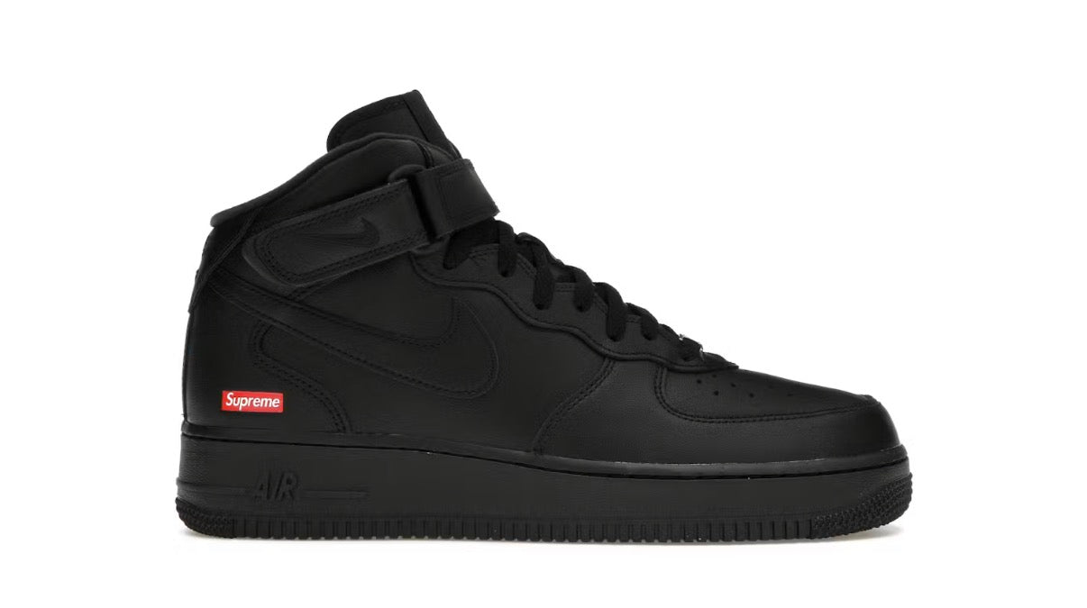 Nike Air Force 1 Mid Supreme Black