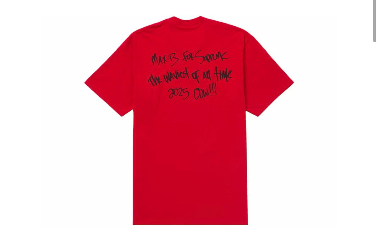 Supreme Max B Tee “Red”