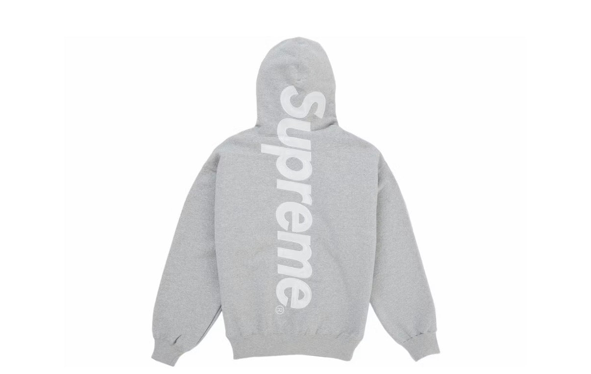 Supreme Satin Hoodie (SS26) “Heather Grey”