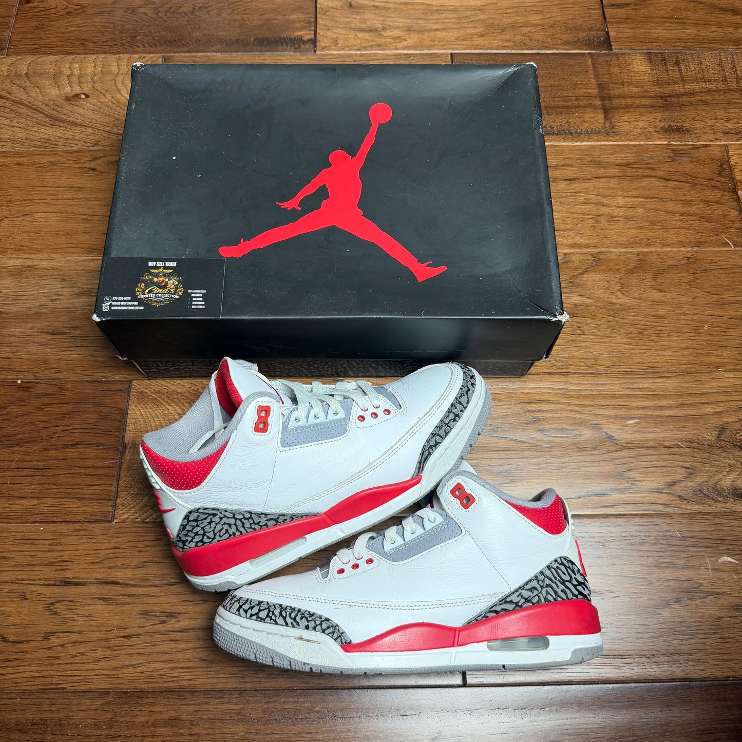 Jordan 3 Fire Red (2022)  (Pre-Owned)