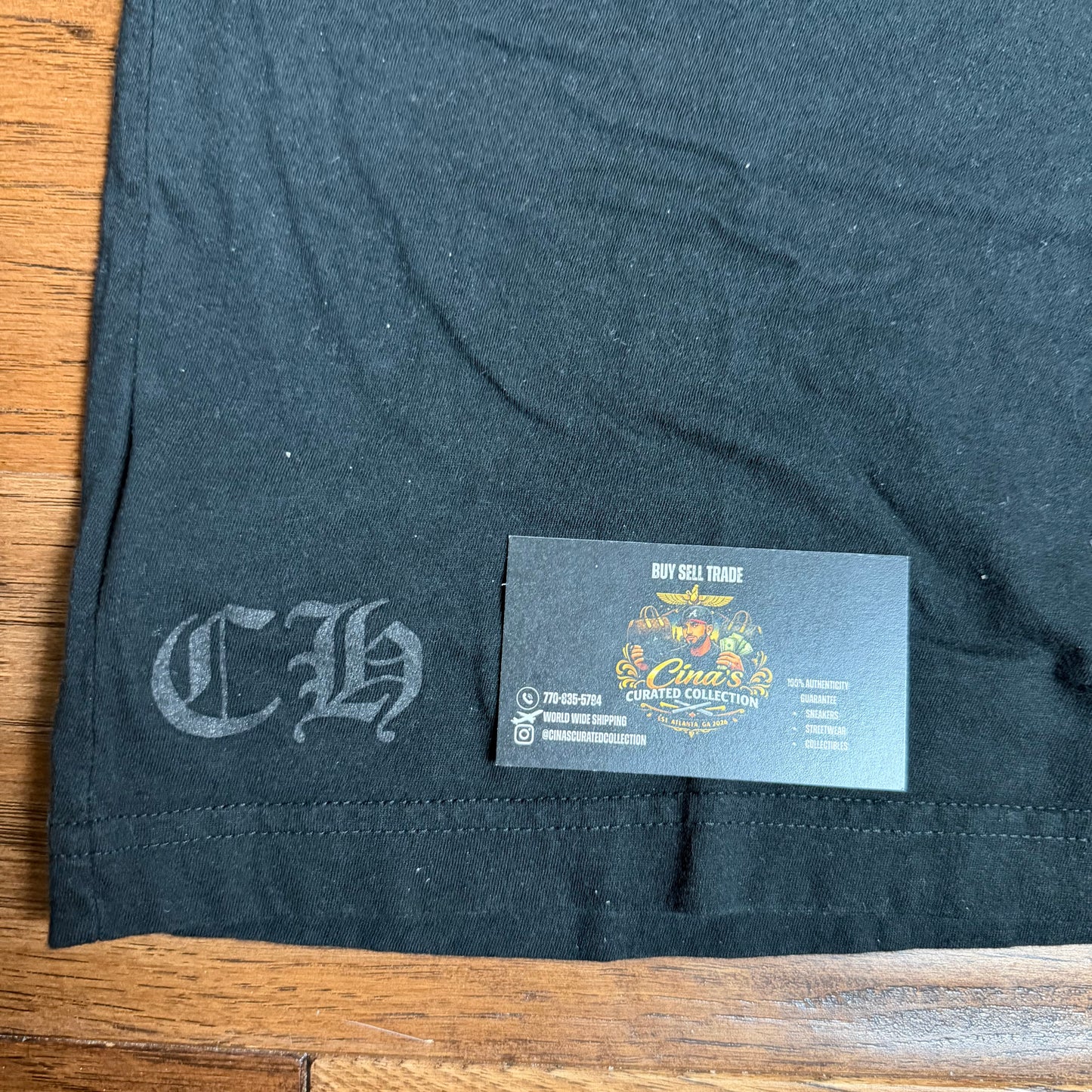 Chrome Hearts Pocket Crew Tee “Black” (Pre-Owned)