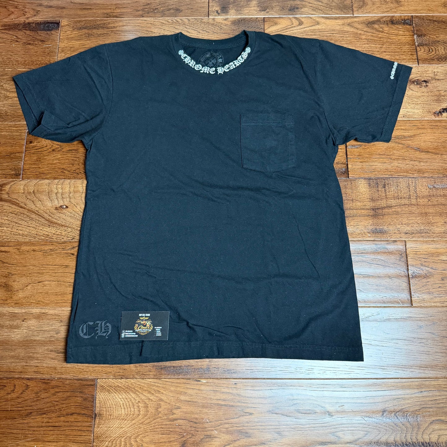 Chrome Hearts Pocket Crew Tee “Black” (Pre-Owned)