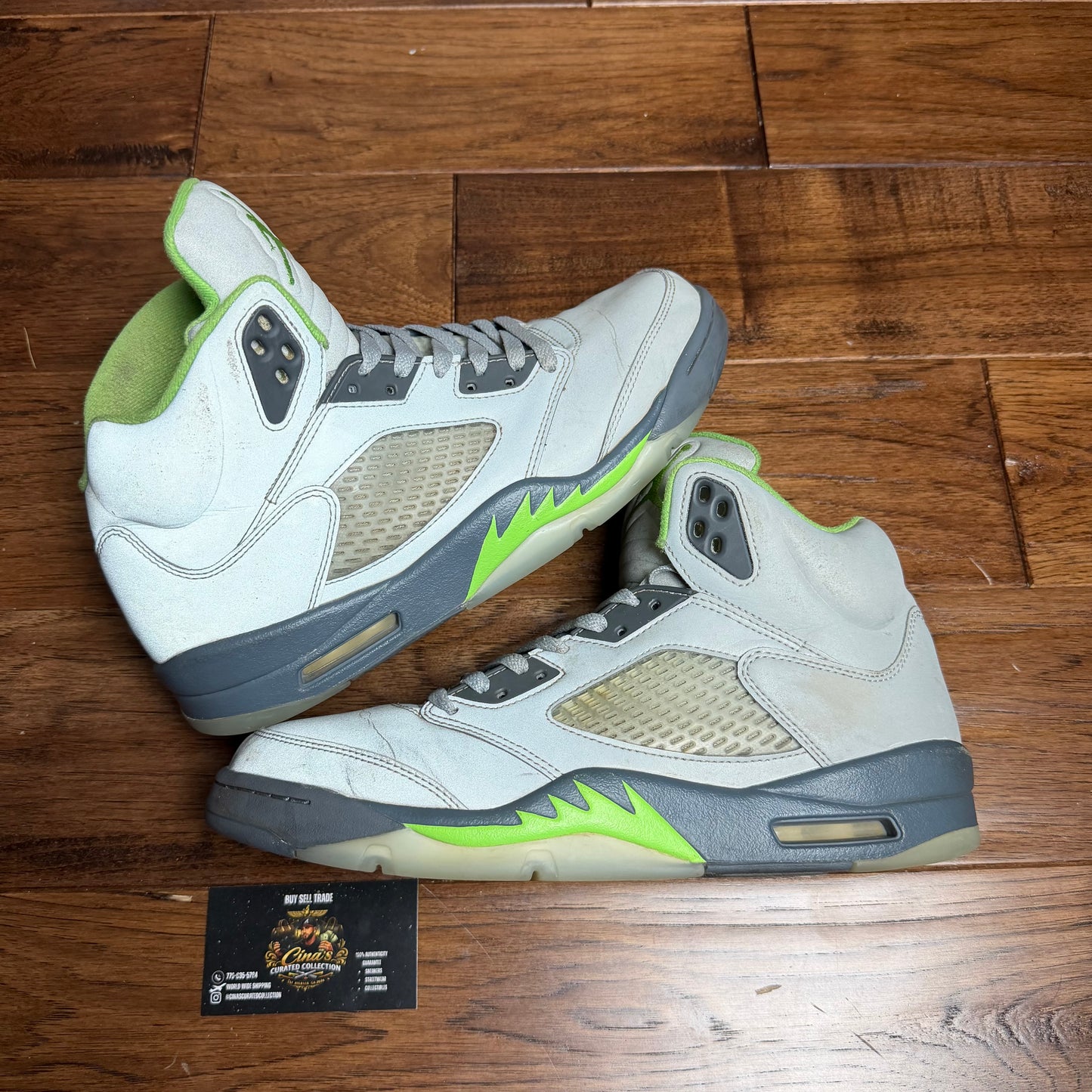 Jordan 5 Green Bean (2022) (Pre-Owned, No Box)