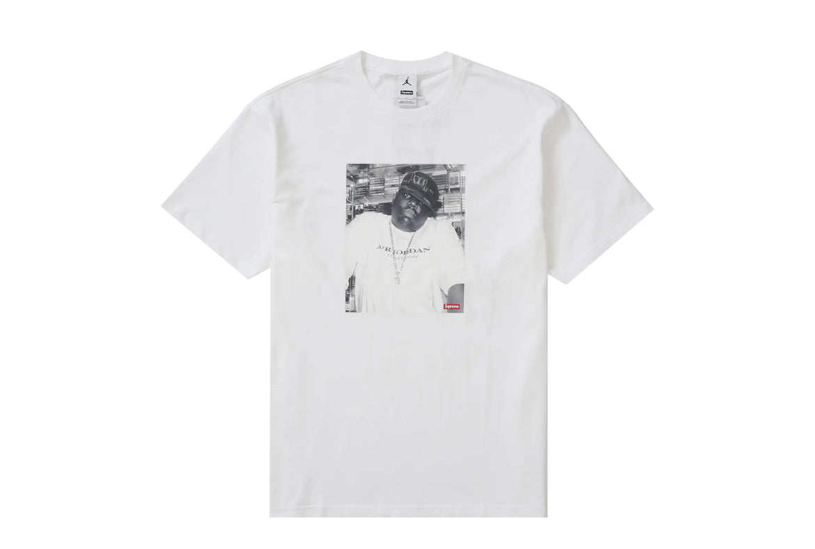 Supreme Jordan Biggie Tee “White”