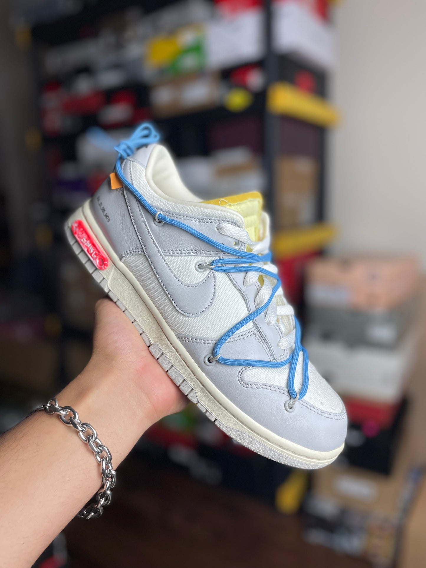 Nike Off White Dunk Low Lot 5 (USED) (8 US)