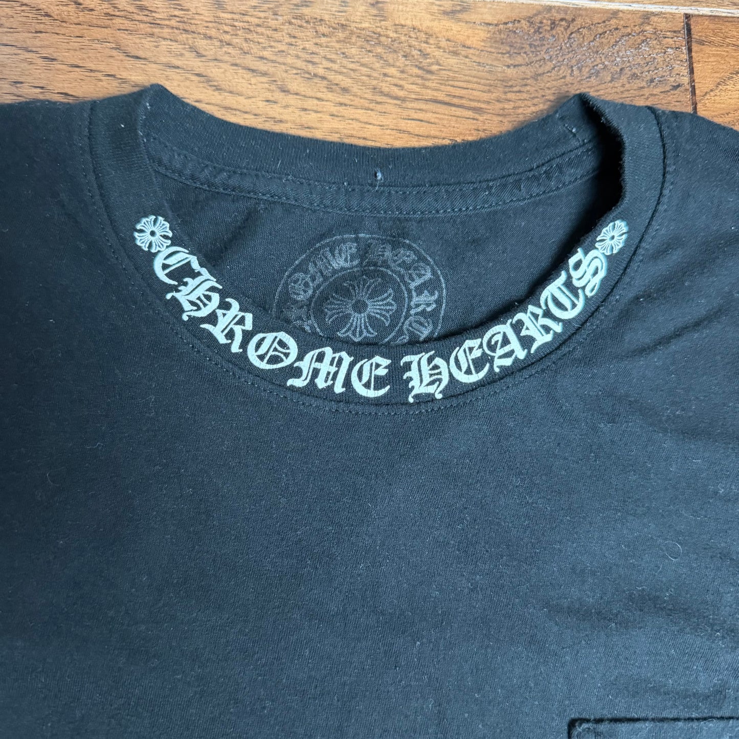 Chrome Hearts Pocket Crew Tee “Black” (Pre-Owned)