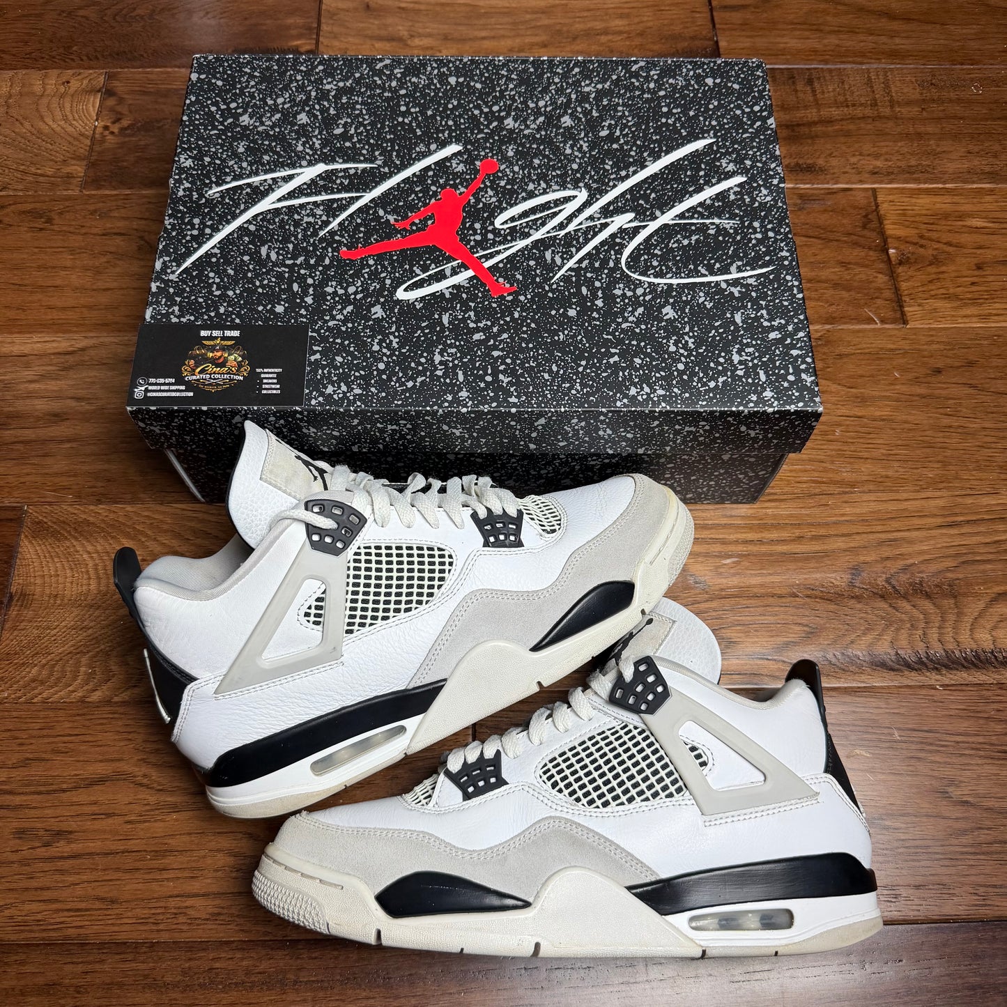 Jordan 4 Military Black (Pre-Owned)