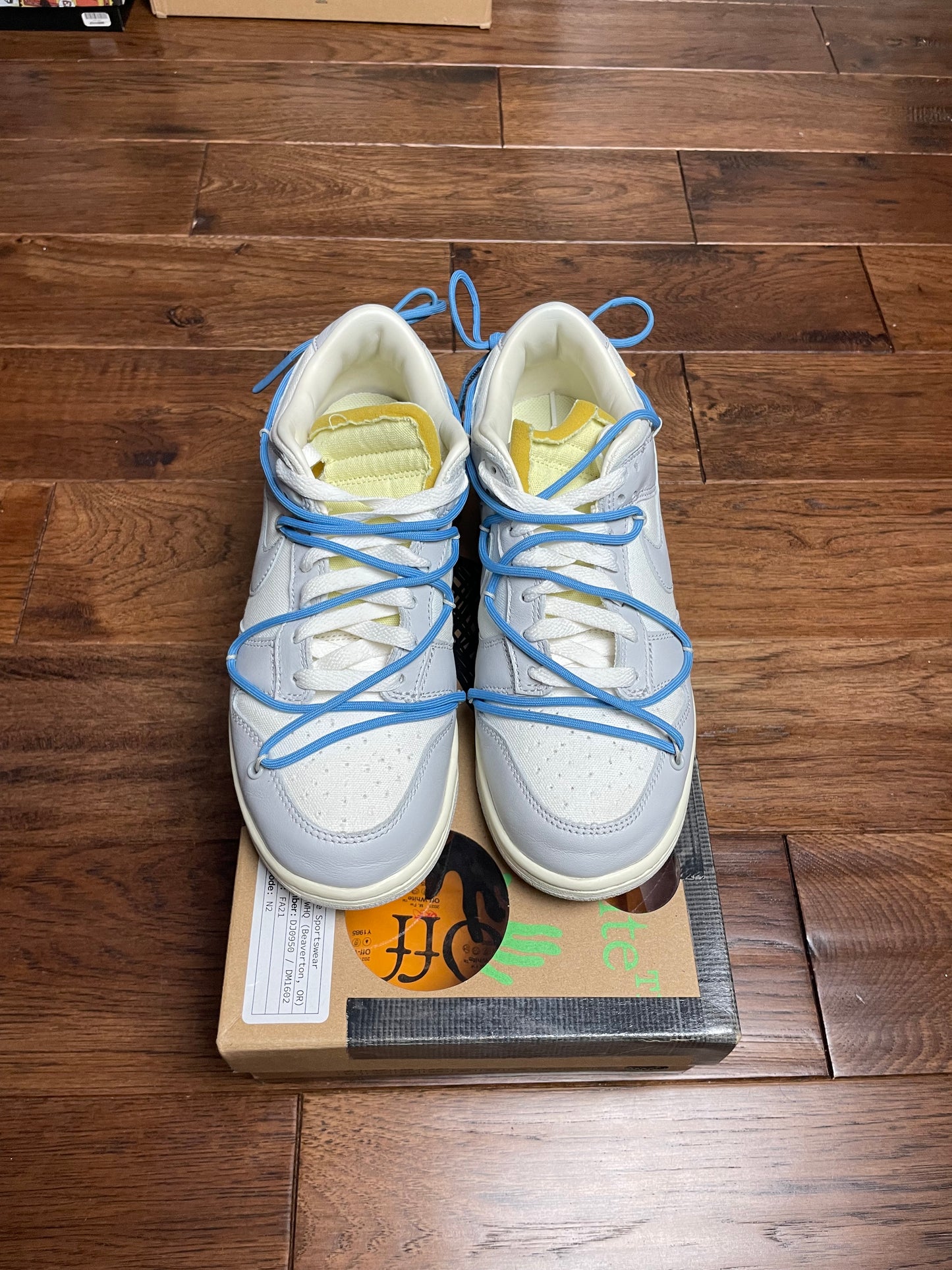 Nike Off White Dunk Low Lot 5 (USED) (8 US)