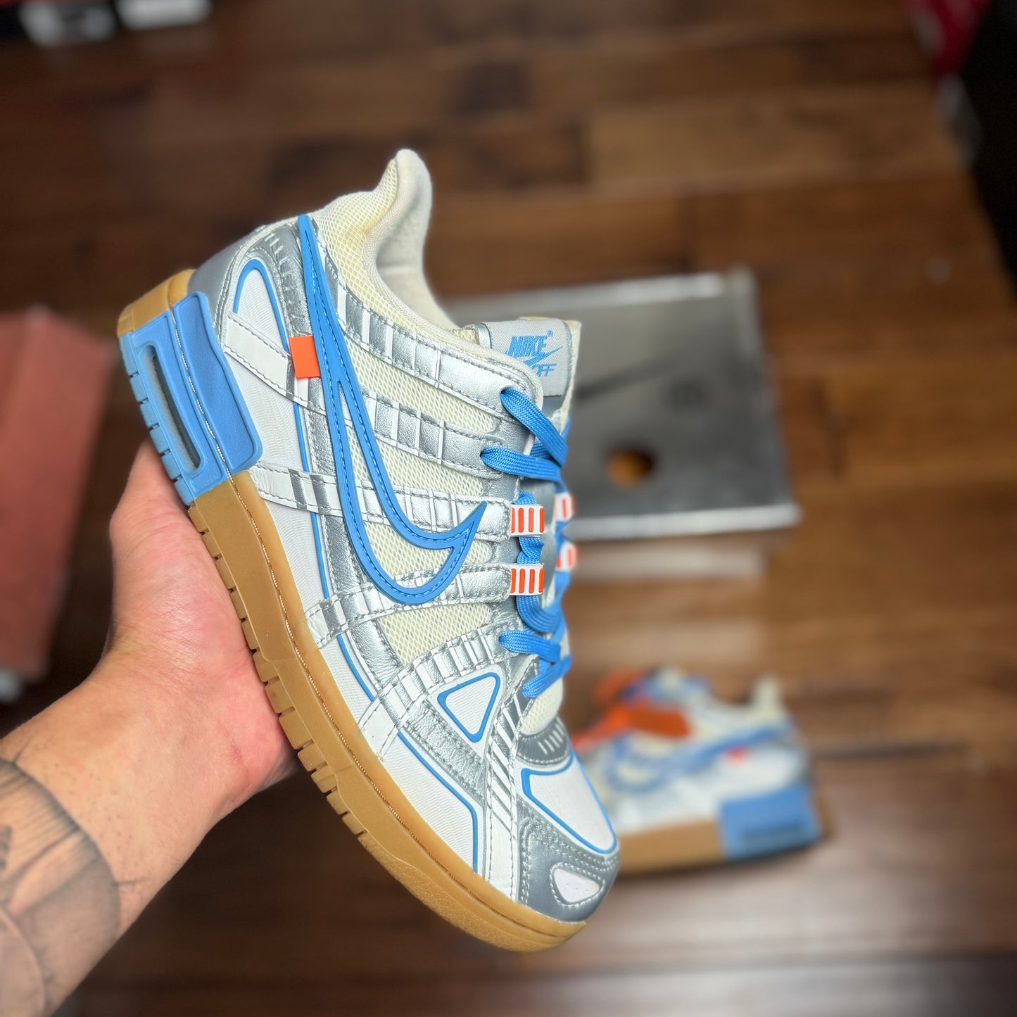 Nike Air Rubber Dunk Off-White UNC (Pre-Owned)