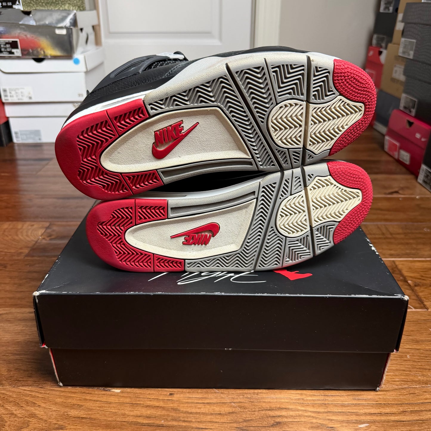 Jordan 4 Bred Reimagined  (Pre-Owned, Replacement Box Lid)