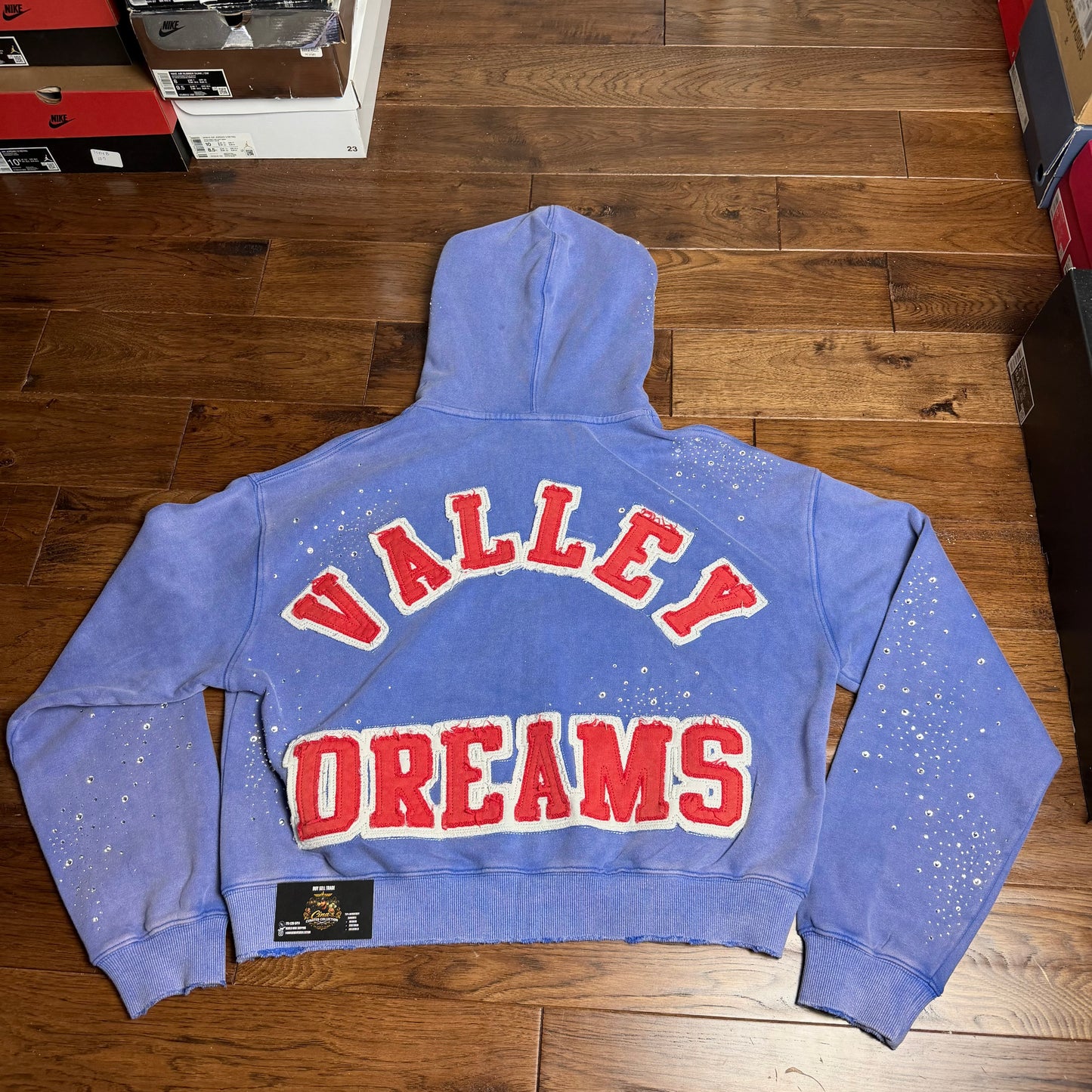 Vale Forever Valley Dreams Sea Cluster Zip Up Hoodie “Blue” (Pre-Owned)