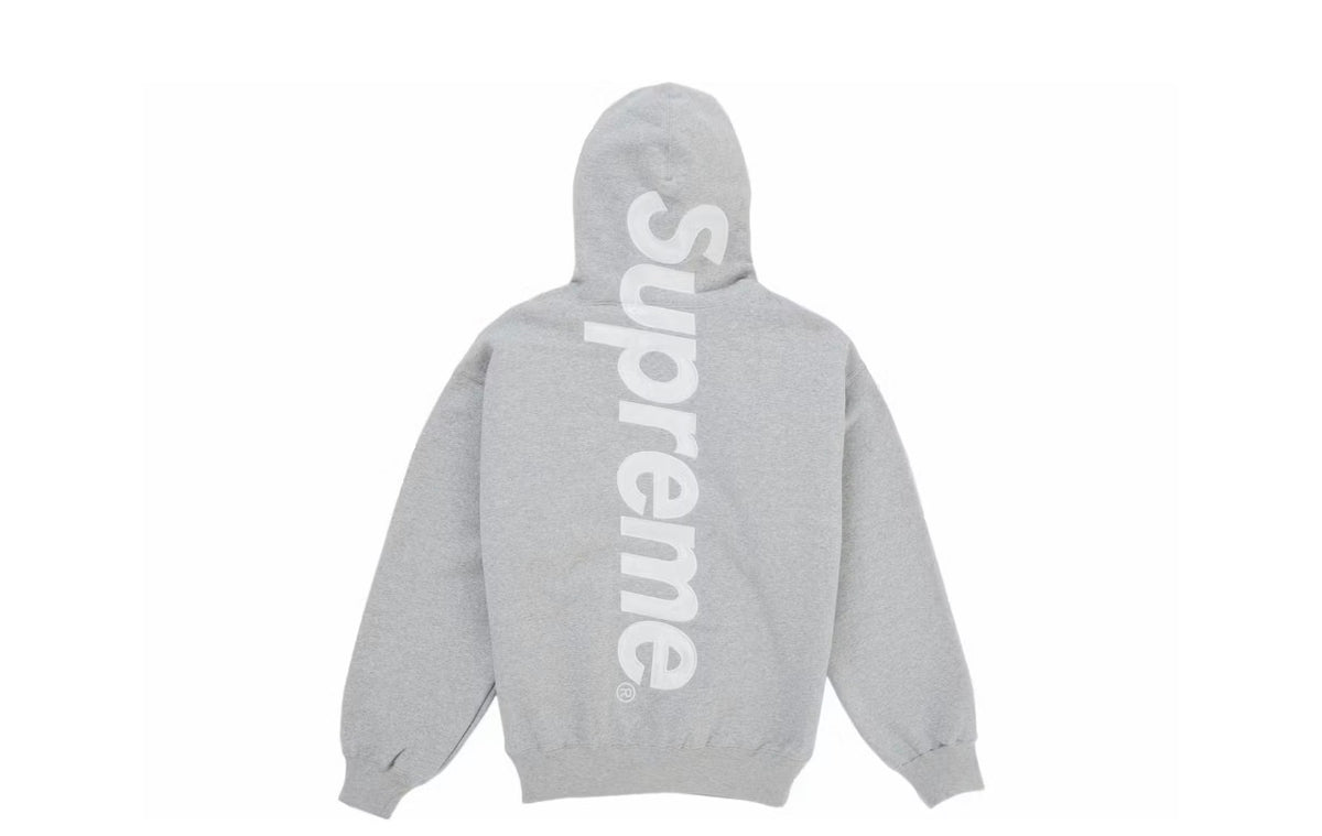 Supreme Satin Hoodie (SS26) “Heather Grey”