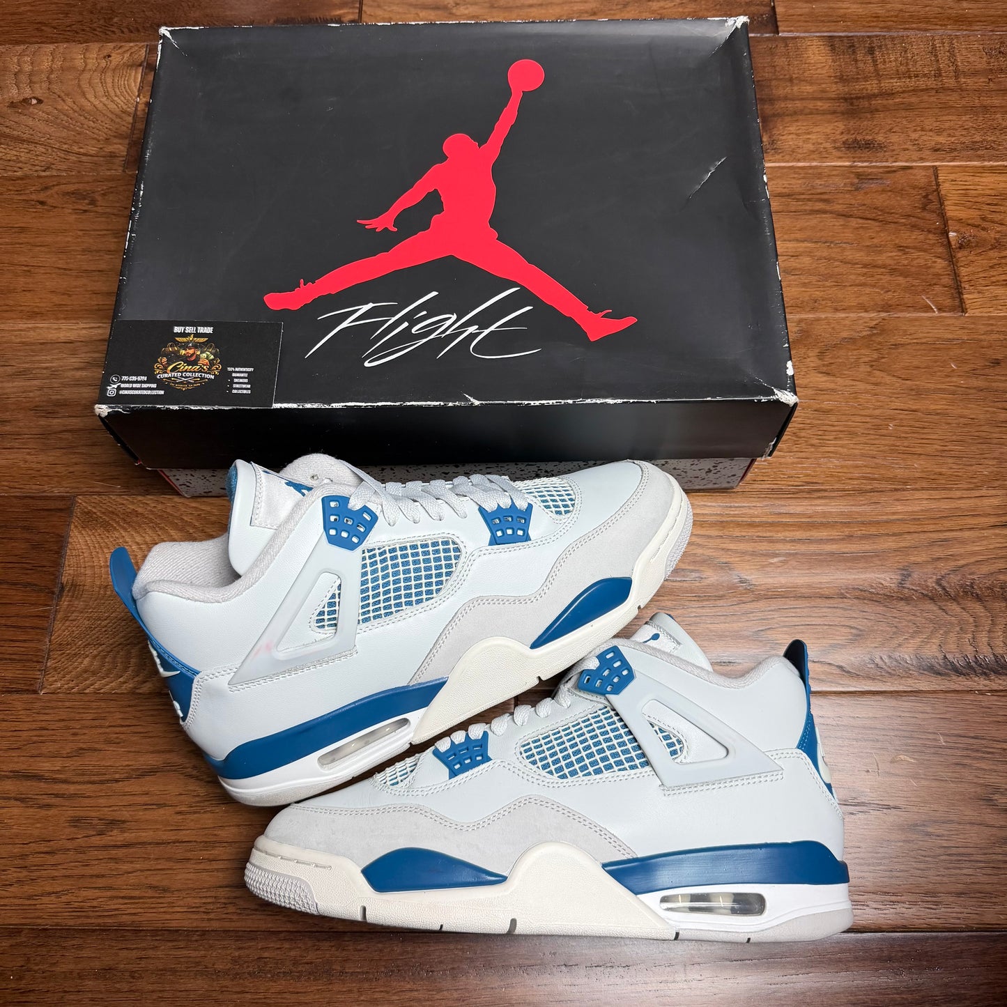 Jordan 4 Military Blue (2024) (Pre-Owned)