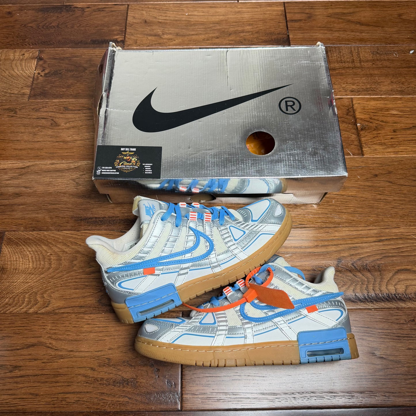 Nike Air Rubber Dunk Off-White UNC (Pre-Owned)