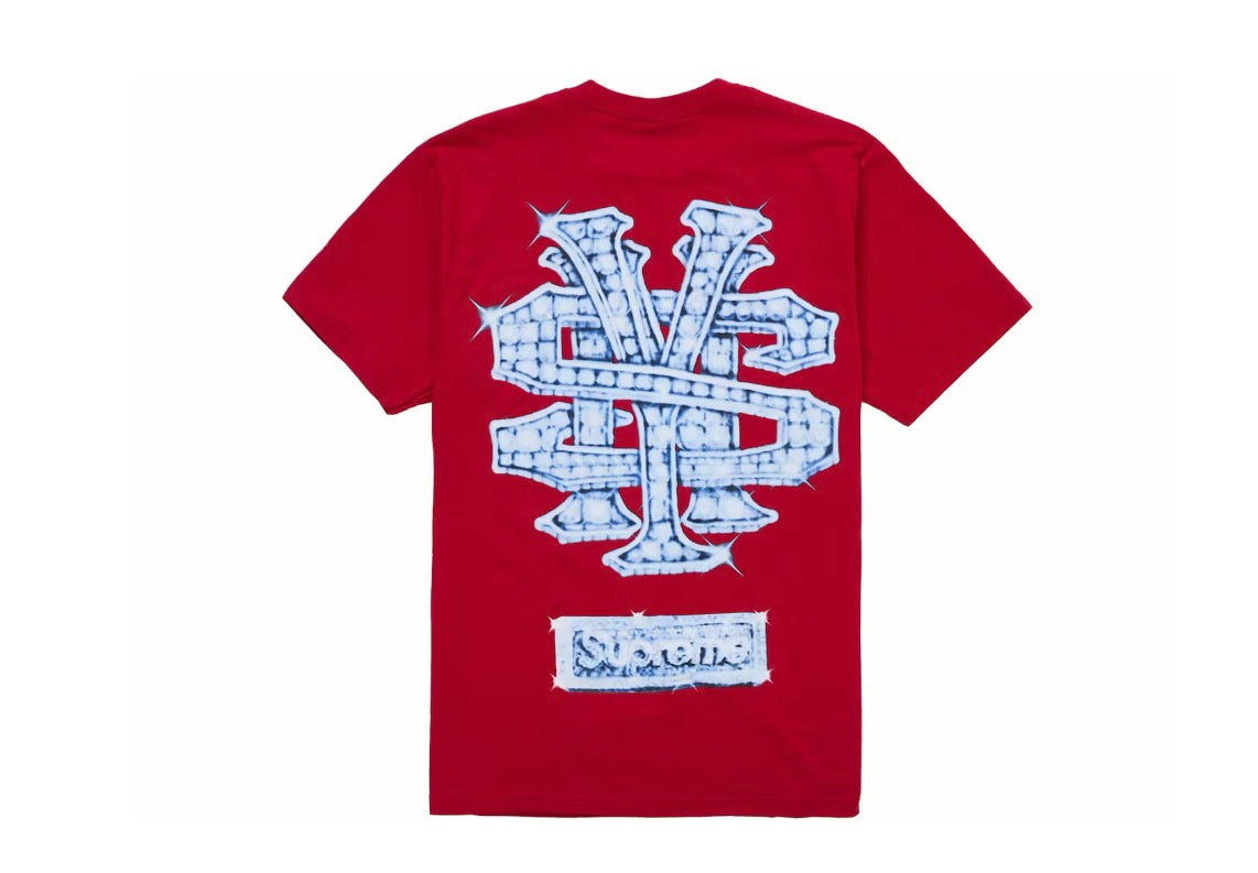 Supreme Snowman Tee “Red”