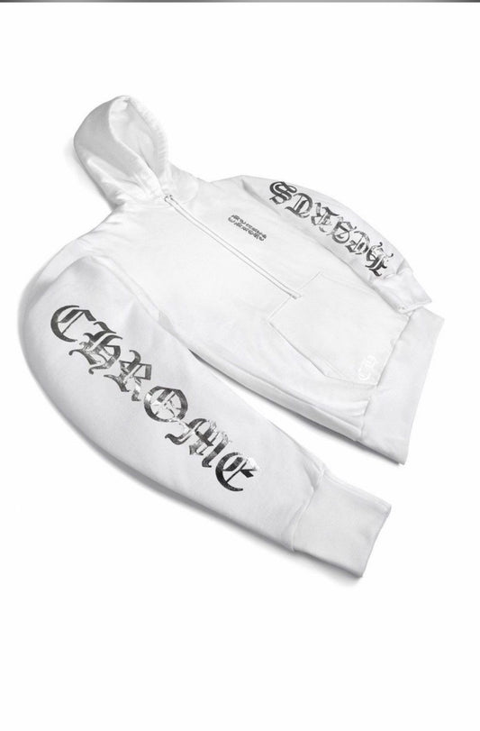 Chrome Hearts Foil Hoodie “White”