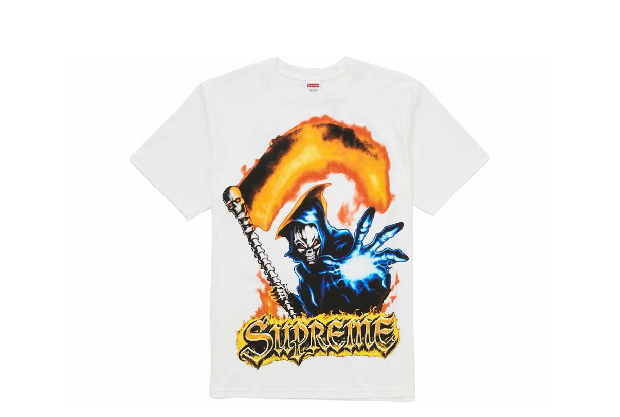 Supreme Grim Reaper Tee “White”