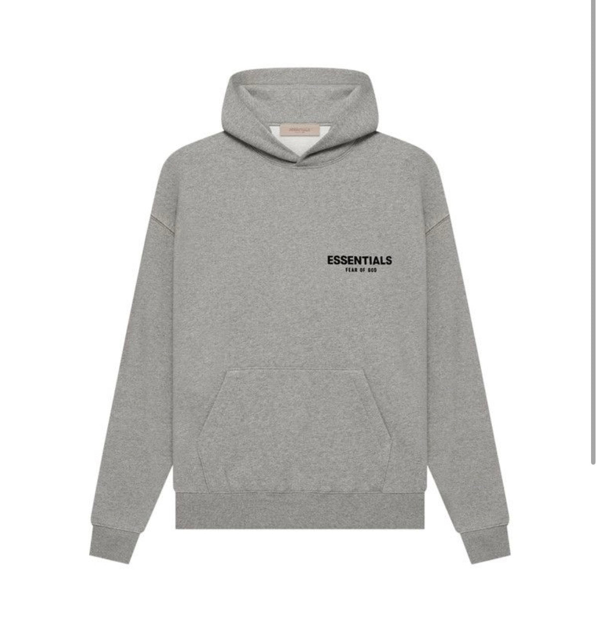 Essentials Dark Oatmeal Hoodie “Dark Grey”