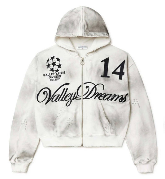 Vale Forever Oreo 14 Zip Up Hoodie “White”