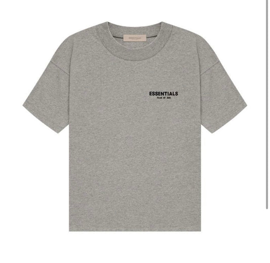 Essentials Dark Oatmeal Tee “Dark Grey”