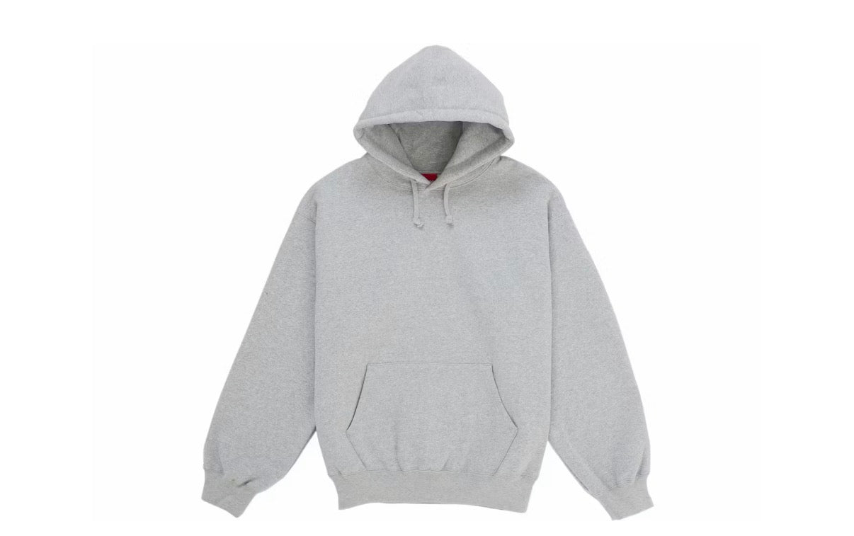 Supreme Satin Hoodie (SS26) “Heather Grey”