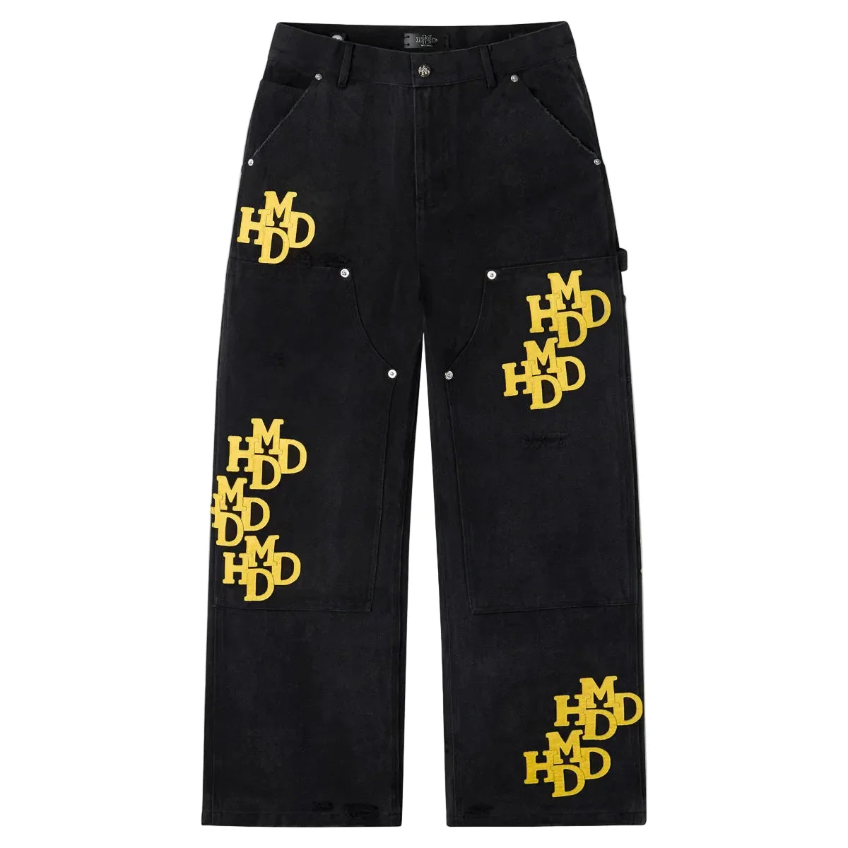 Hmdd Yellow Patch Jeans “Black”