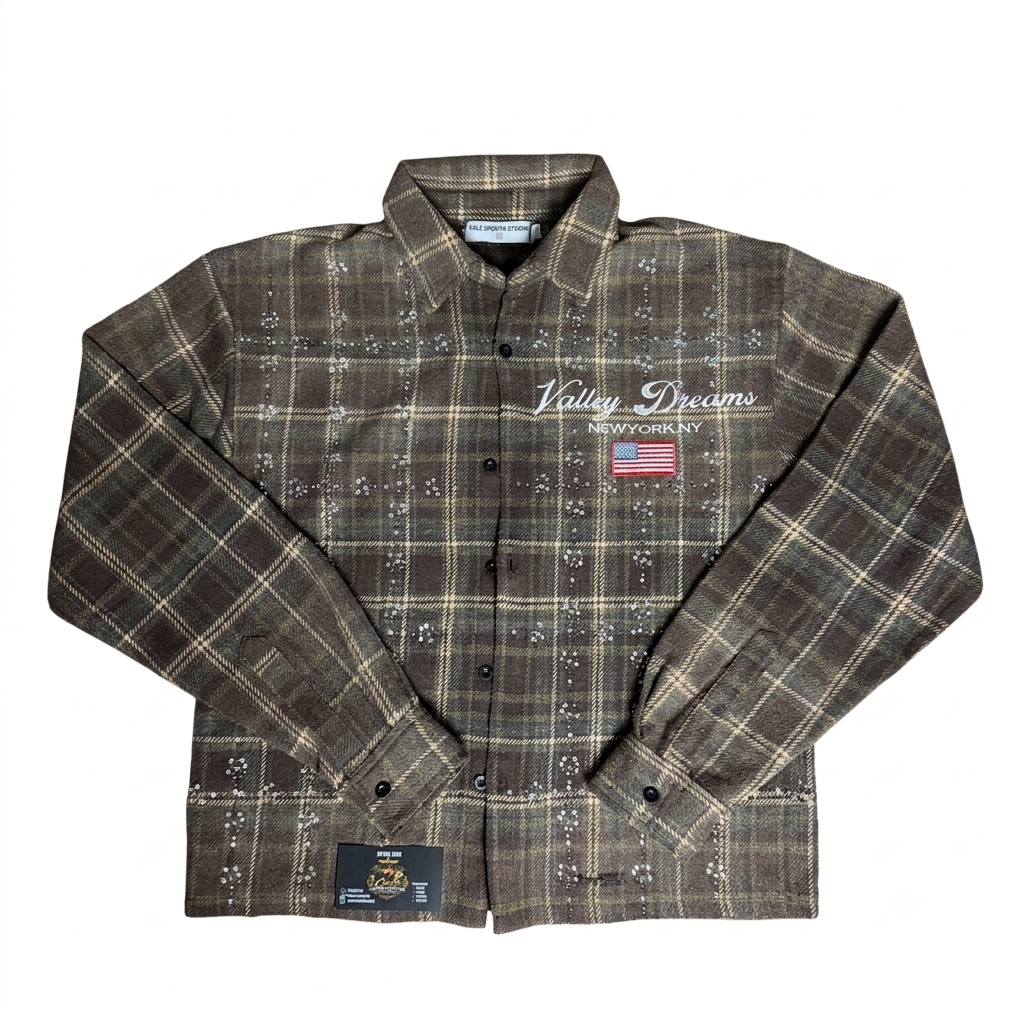 Vale Forever Valley Dreams Flannel “Brown”